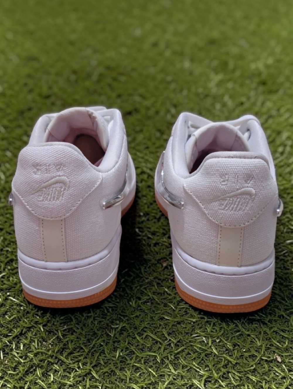 Travis Scott Nike Air Force 1 Low Sz 8.5 New - Picture 5 of 7